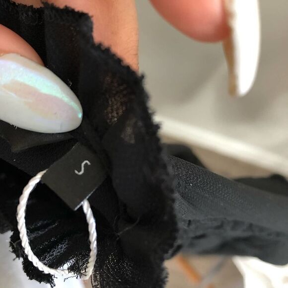 2/$20 Van Heusen Vintage High Neck Semi Sheer Smocked Blouse Size S - Picture 10 of 14